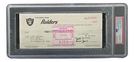 Al Davis Autografato Oakland Raiders Banca Quadri #18044 PSA/DNA Gemma MT 10 - £466.66 GBP