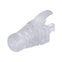 Strain Relief Boots For Cat6 Connectors (Qty. 50, Clear) - $26.11
