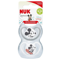 NUK Disney Mickey Space Soother 18-36 Months 2 Pack Assorted - £65.59 GBP