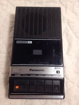 (A54) Vintage Panasonic RQ-2107A Portable Desktop Cassette Voice Recorder - $34.65