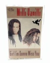 Vintage Milli Vanilli Girl I&#39;m Gonna Miss You Cassette Single 1989 Arista Record - £6.42 GBP
