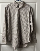 Lauren Ralph Lauren Classic Fit Shirt Mens1 6.5  34/ 35 Plaid Long Sleeved - $13.24