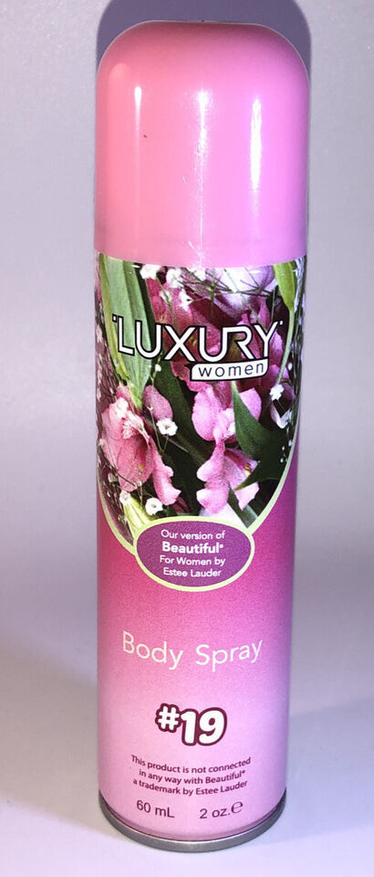 SHIPS N 24 HOURS-LUXURY Women Body Spray #19 1ea 2 oz/60 ml Can-Brand New