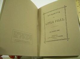 Etiquette for Little Folks, Susie Sunbeam&#39;s Series (1856) Mackarness * Manners - £31.76 GBP