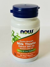 Now Foods Milk Thistle Extract, Double Strength 300 mg 50 VegCap - Exp 0... - $15.74