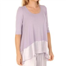 Pj Harlow kiki three quarter loose top in Lavender - £32.33 GBP