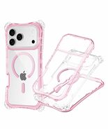 Generic case For iPhone Air (Color: pink) Full Body Magnetic Clear Case ... - $1,208.48 MXN