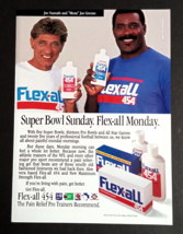 1994 Flex-all Pain Gel Namath Greene Super Bowl Football Magazine Cut Print Ad - £7.86 GBP