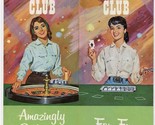 Harold&#39;s Club For Fun Reno Nevada Brochure 1950&#39;s Amazingly Different  - £43.53 GBP
