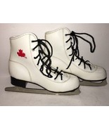 Girls Figure Ice Skates Size 2 Girls Figure Skates White SLM Blades-SHIP... - $938.59 MXN