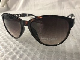 NEW Nine West Womens Round Tortoise Shell Sunglasses Fashion Trendy - £11.98 GBP