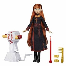 Disney Frozen II Anna Doll with long red hair and a hair briading machine - £15.02 GBP