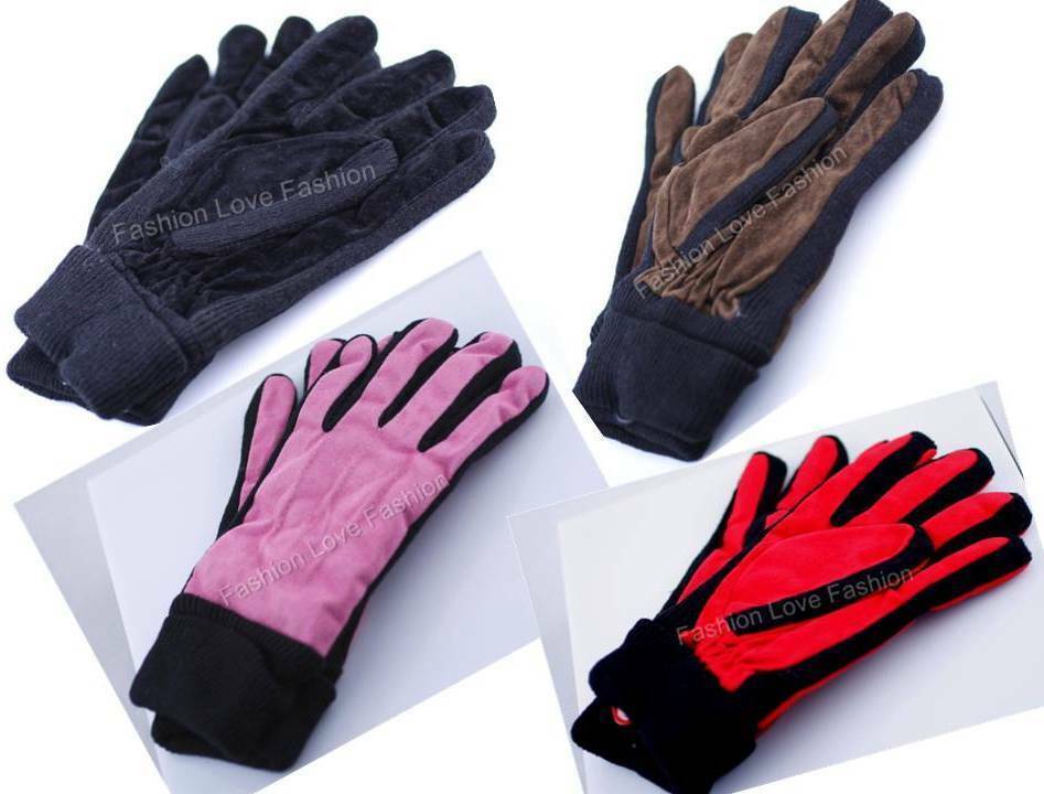 1 Pair Women&#39;s Ladies&#39; Fleece Winter, Working, Driving Gloves #5088 - $4.99