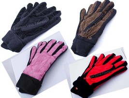 1 Pair Women&#39;s Ladies&#39; Fleece Winter, Working, Driving Gloves #5088 - £3.92 GBP