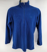 Patagonia Capilene 1/2 Zip Fleece Sweater Size M Blue - £25.65 GBP