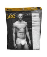 Lee Men’s Underwear ONE 6 PK Soft Cotton Briefs Ultimate Comfort &amp; ALL S... - $349.55 MXN
