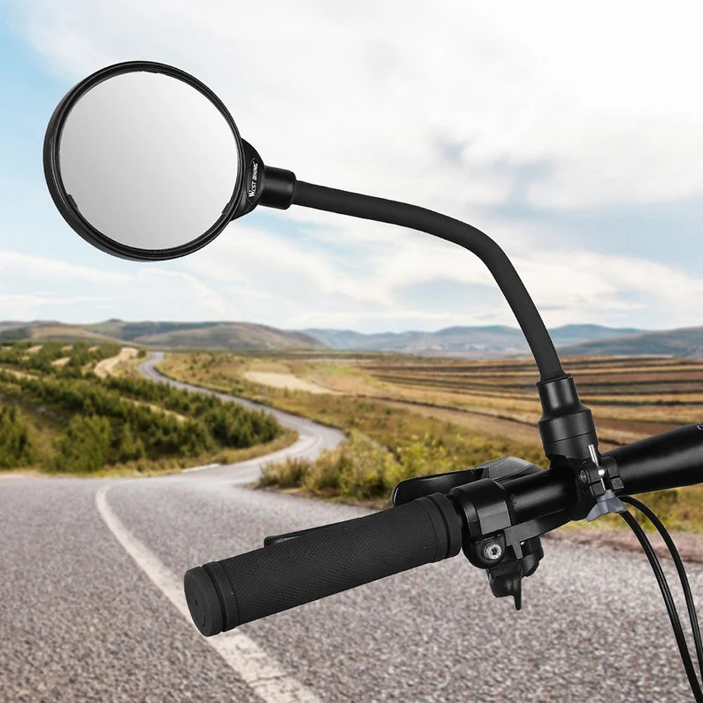 Sporting Bike Mirror Bike Rearview Mirror Motorcycle Electric Vehicle Hose Adjus - £31.17 GBP