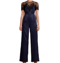 Anthropologie Size M Foxiedox Nixie Wide Leg Lace Illusion Neck Jumpsuit... - $74.99