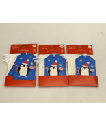 Hallmark Inspirations Christmas Penguin Tie-On Christmas Gift Tags Packs... - $20.36 CAD