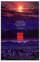1984 Red Dawn Movie Poster Print Patrick Swayze Charlie Sheen Jennifer Grey  - £5.54 GBP