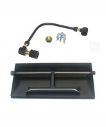 Tretco 21 in. Powder Coated Dual Burner Pan Kit Liquid Propane - €165,82 EUR