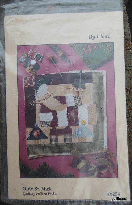 Primary image for Olde St. Nick Quilting Pattern Packet by Cheri  #6254 Unused