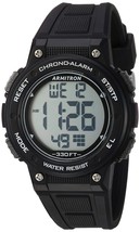 Armitron Sport Women&#39;s 45/7086BLK Digital Chronograph Black Resin Strap ... - $35.09