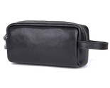  leather wash bag travel cosmetic case for men vintage men makeup bag toiletry bag thumb155 crop