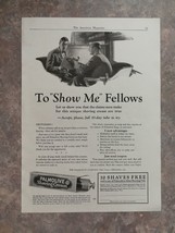 Vintage 1927 Palmolive Shaving Cream Full Page Original Ad 422 - £5.22 GBP
