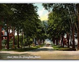 East Main Street View Greenfield Massachusetts MA UNP DB Postcard P16 - £3.90 GBP