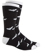 Club Room  Lot of 3 Halloween Bat Crew Socks Black Multi-One Size - $309.21 MXN