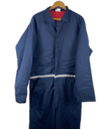 Topps Coveralls LT Large Tall Mens Blue Mechanic Uniform Canvas Workwear... - $46.39