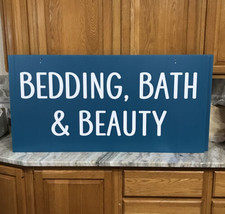Plastic Sign-Bedding, Bath/Beauty:24x48in. Decorative/ShipN24hours - $68.19