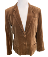 Abvien Women&#39;s Brown Velvet Blazer Size 11/12 - €16,37 EUR