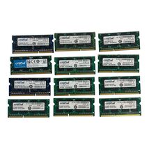 Lot 12 Crucial 4GB DDR3L 1333 SODIMM Apple iMac MacBook Laptop RAM - $33.65