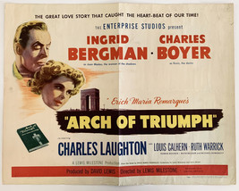 Arch of Triumph vintage movie poster - £117.99 GBP