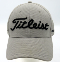 Titleist Pro V1 Stretch Fit Hat Gray Black Size L - £9.73 GBP
