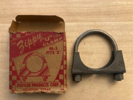 Vintage Muffler Products Corp &quot;Zippy&quot; M-5 U Clamp 2&quot; Houston TX - $9.44 CAD
