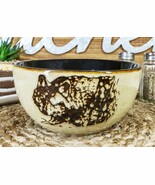 Pack Of 2 Rustic Western Forest Gray Wolf Ceramic Pasta Salad Soup Bowls... - $44.81 CAD