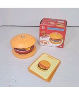 Create a Burger Wooden Toy w/ Ten Cards Fast Food Sandwich Toy Puzzle Ga... - $27.07