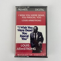 &quot;I Wish You Were Dead You Rascal You&quot; Louis Armstrong Cassette PCD 439 P... - $237.64 MXN