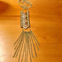 Beautiful gold vintage tassel necklace - €18,23 EUR