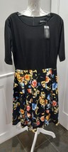 New Oxiuly Women Short Sleeve Floral Dress Size XL - £20.39 GBP