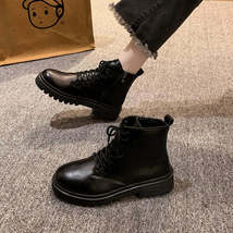 Round-Toe Lace-Up Martin boots - $29.99