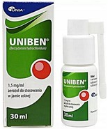 Uniben Aerosol Spray Antiseptic 30 ml inflammation mouth throat - £16.51 GBP
