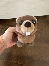 Adopt Me Surprise Beaver Plush Stuffed Animal Toy 4.5 Inch No Code Tag - £6.57 GBP