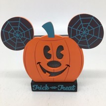 Disney Parks Halloween Pumpkin Trick Or Treat Mickey Mouse Light Up Decor - £23.56 GBP
