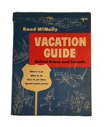 Vintage 1955 Rand McNally Vacation Guide US and Canada Atlas - £22.00 GBP