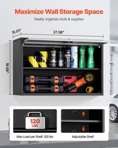 VEVOR Metal Wall Cabinet 240 lbs Load Garage Wall Cabinet with Up-Flip Door - $2,756.26 MXN