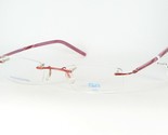 BlueBay Par Safilo B&amp;B 486 G6Z Rose Rouge Lunettes sans Bordures 47-20-1... - $65.80